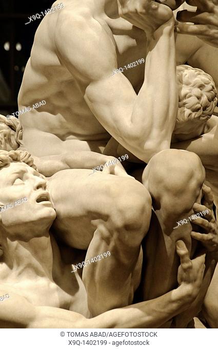 Detail: Ugolino and His Sons, modeled ca  1860–61, executed in marble 1865–67, by Jean-Baptiste Carpeaux French, 1827–1875, Saint-Béat marble, H  77 in