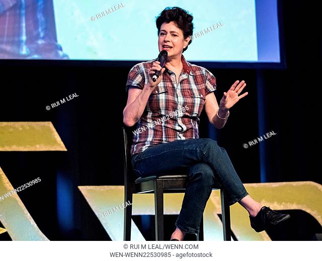 FedCon 24 - Europe's big SciFi convention held at Hotel Maritim - Day 2 Featuring: Sean Young Where: Dusseldorf, Germany When: 22 May 2015 Credit: Rui M...