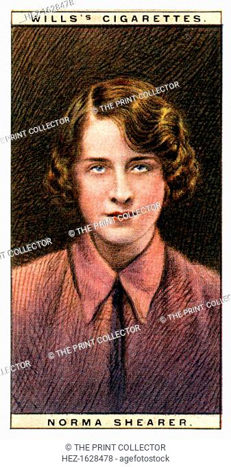 Norma Shearer (1902-1983), Academy Award-winning Canadian-American actress, 1928. Number 22 (of 25) in the second set of WD & HO Wills' Cigarette Cards entitled...