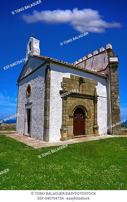Ribadesella Ermita la Guia hermitage in Asturias of Spain