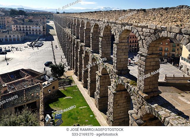 Acueduct of Segovia. Castilla Leon. Spain