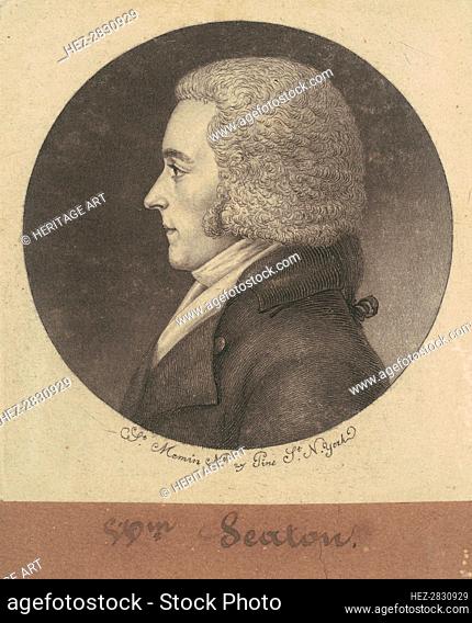 William Seton, 1797. Creator: Charles Balthazar Julien Févret de Saint-Mémin