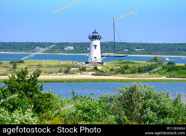 Edgartown Harbor Lighthouse On Martha's Vineyard