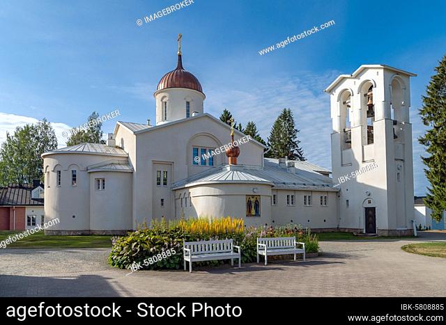 Main church, Orthodox male monastery Uusi Valamo or New-Walaam, South Savo, Heinävesi parish, Karelia, Eastern Finland, Finland, Europe