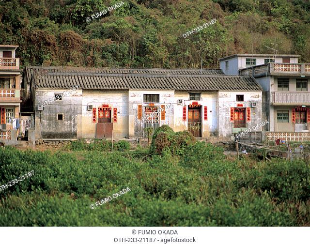 Village Houses in Nam Chung, Luk Keng. New Territories, Hong Kong