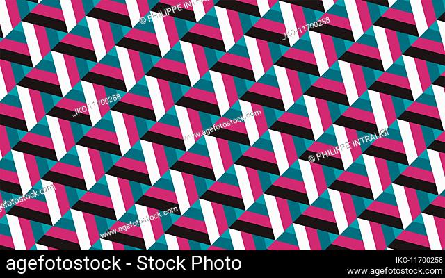 Abstract geometric repeat zig zag pattern