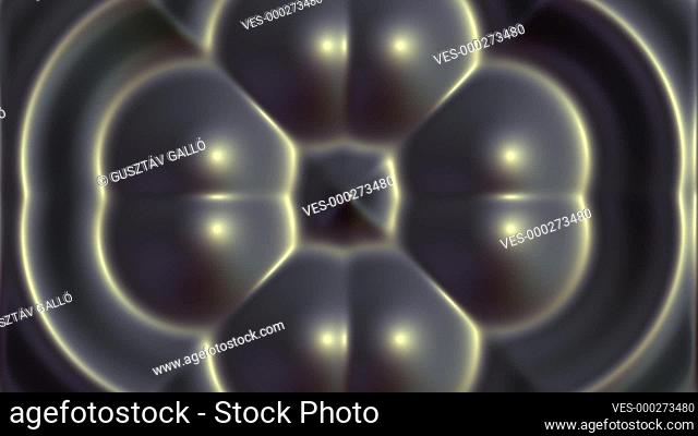 3d abstract metal background pattern animation of seamless loop