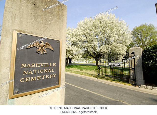 Nashville National Cemetery Madison. Nashville. Tennessee. USA