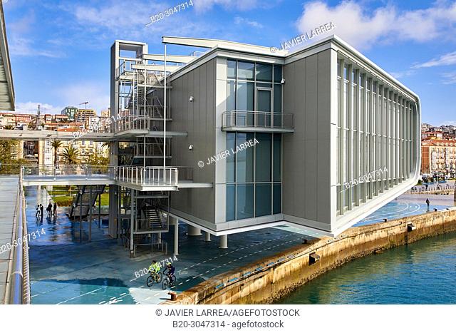 Botin Center Museum Art and Culture, Architect Renzo Piano, Santander bay, Santander, Cantabria, Spain, Europe