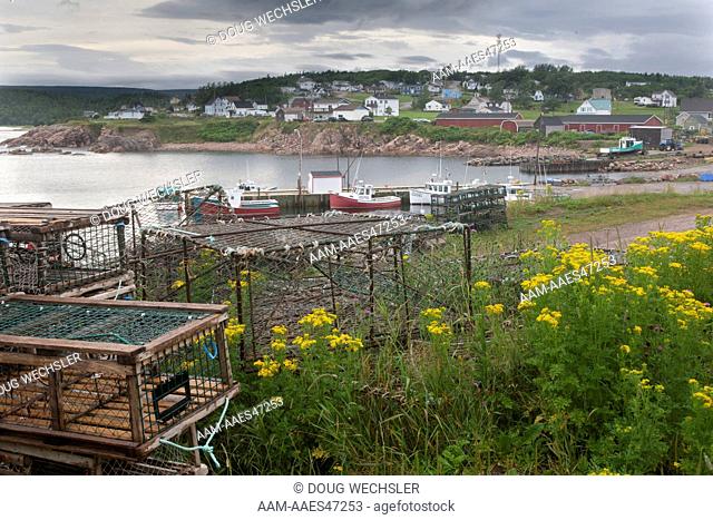 Lobster Traps; Neil's Harbor; Nova Scotia, Cape Breton
