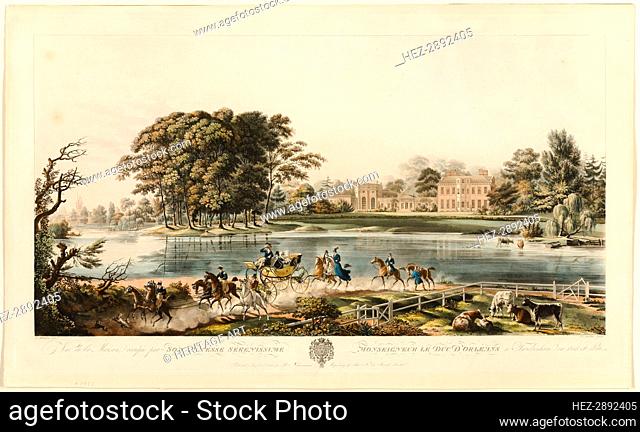 Maison du Duc d'Orl‚ans … Twickenham, published August 1, 1816. Creator: Joseph Constantine Stadler