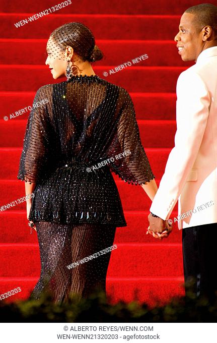 'Charles James: Beyond Fashion' Costume Institute Gala at the Metropolitan Museum of Art - Outside Arrivals Featuring: Jay Z