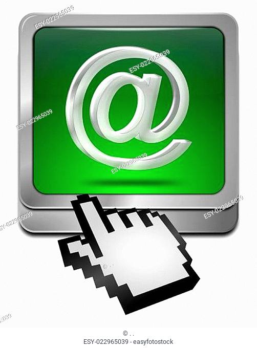 E-Mail Button with cursor