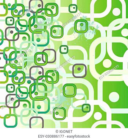 Bio cells as squares. Concept illustration. Seamless abstract pattern. Vector EPS10 illustration