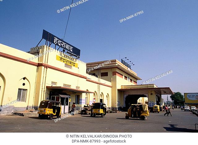 Hyderabad railway station , Andhra Pradesh , India