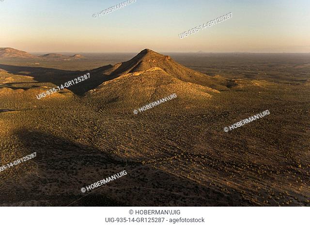 Aerial View Od The Erongo Mountains In Namibia
