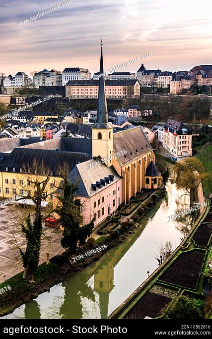 The nice city of Luxembourg in Europe