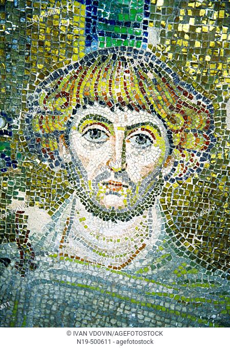 Saint, Byzantine mosaics, Rotond, Thessaloniki, Sreece