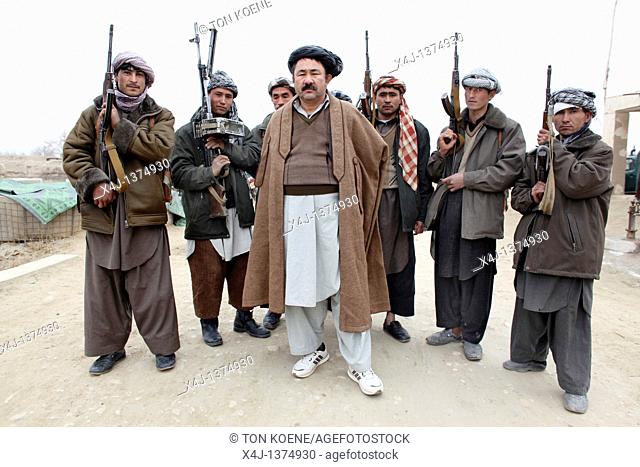 Warlord militia, Kunduz provincie, afghanistan