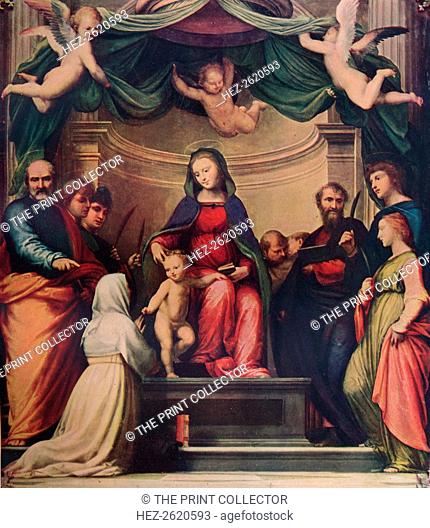 The Mystic Marriage of Saint Catherine of Siena, 1511, (1911). Artist: Fra Bartolomeo