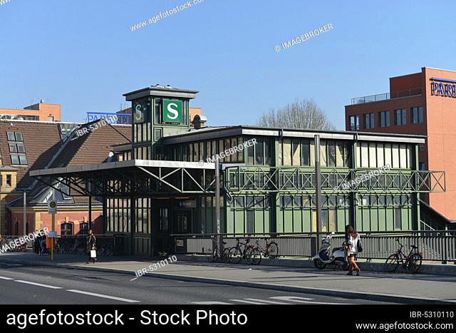 Westend S-Bahn station, Spandauer Damm, Charlottenburg, Berlin, Germany, Europe