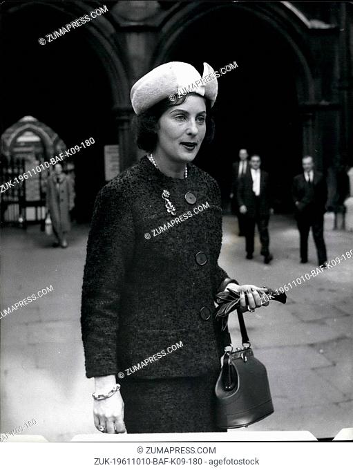 Oct. 10, 1961 - Milkman 'Fooled His Rich Lover'. She Claims Return Of Loan: Milkman John Llellyn Felix appeared at the High Court - yesterday - where he is...