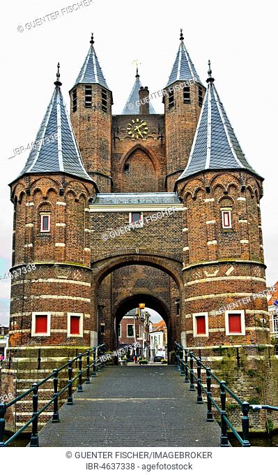 City gate Amsterdamse Poort, Haarlem, Netherlands