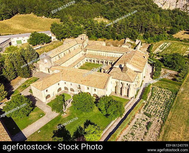 Monastery of Santa María la Real de Iranzu, XII - XIV century, Way of Saint James, Abárzuza, Navarra, Spain, Europe
