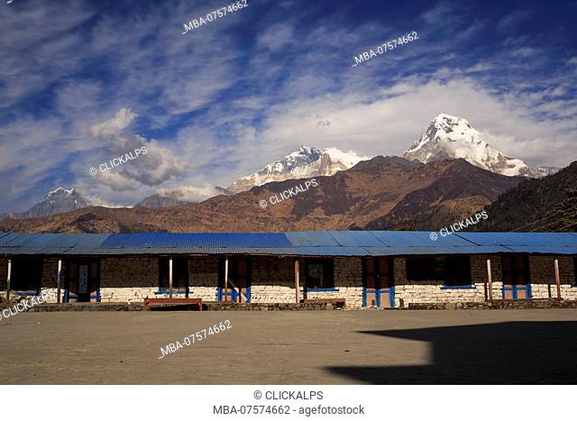 Annapurna range from Ghorepani, Himalayas, Nepal