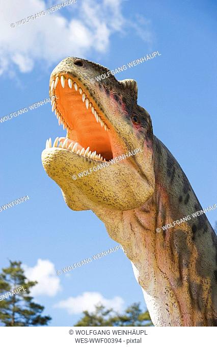 Tyrannosaurus Rex, Extinct species, Model, close up