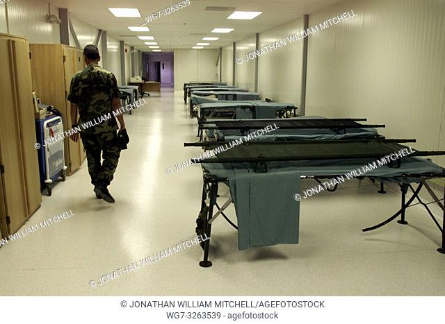 CUBA Guantanamo Bay -- c. 2002 -- Detainee hospital ward, Camp Delta, Guantanamo Bay, Cuba. The Guantanamo Bay facility has been widely criticised by lawyers...