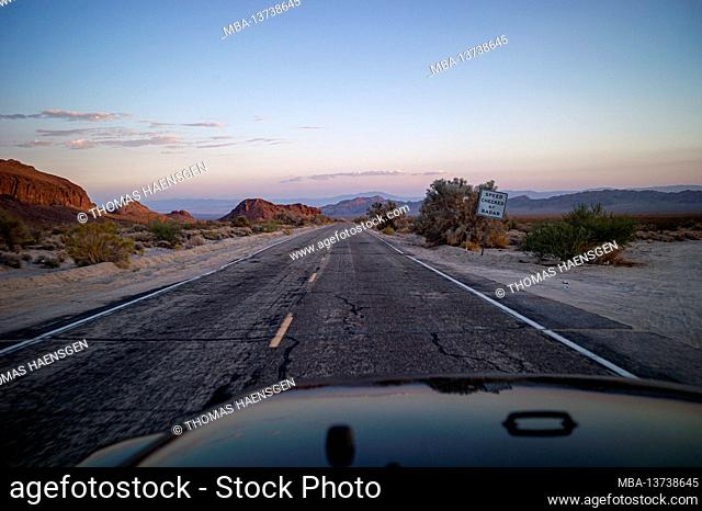 Spectacular view on a highway in Arizona, USA