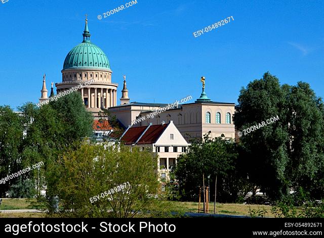 Skyline of Potsdam, Capital City of Brandenburg, Germany. Skyline von Potsdam, Hauptstadt von Brandenburg, Deutschland