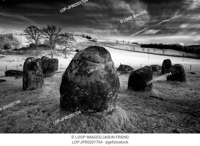 Croft Moraig Stone Circle in Perthshire