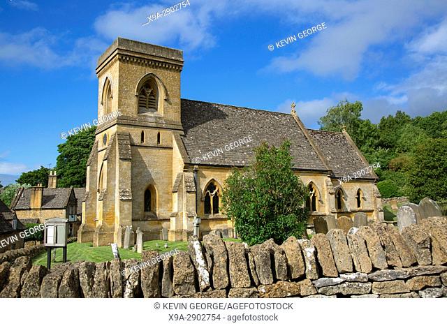 St Barnabas Church; Snowshill, Cotswolds; Gloucestershire; England; United Kingdom