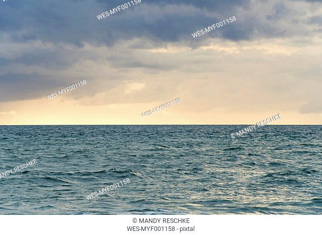 France, Lacanau Ocean at sunset