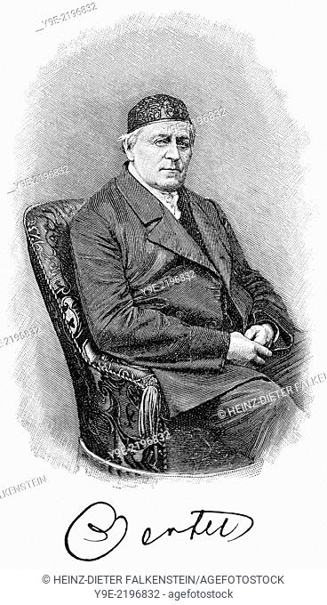 W. O. von Horn or Friedrich Wilhelm Philipp Oertel, 1798 -1867, German Protestant pastor and writer,
