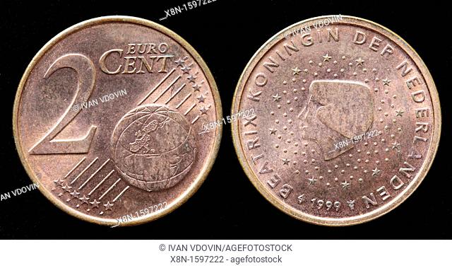2 Euro cent coin, Netherlands, 1999