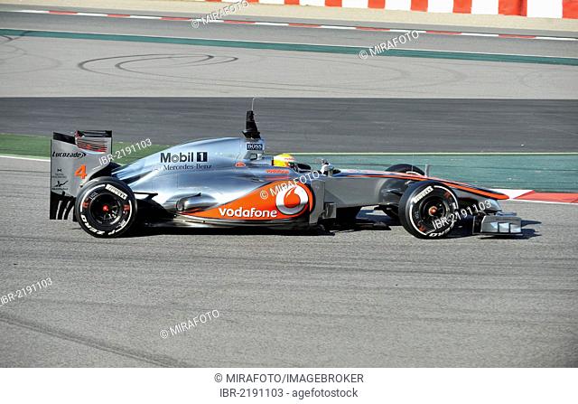 Lewis Hamilton, GBR, McLaren Mercedes MP4-27, Formula 1 test drives, 21.-24.2.2012 Circuito de Catalunya near Barcelona, Spain, Europe