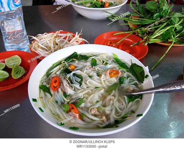 Vietnamese Pho Bo soup