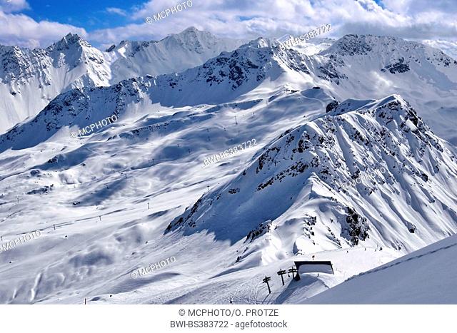 winter landscape near Arosa in Switzerland, Switzerland, Arosa