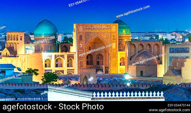 View of the Historic Centre of Bukhara, Uzbekistan