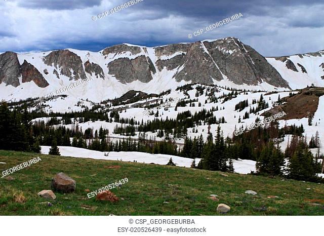 Mountain landscape of Wyoming