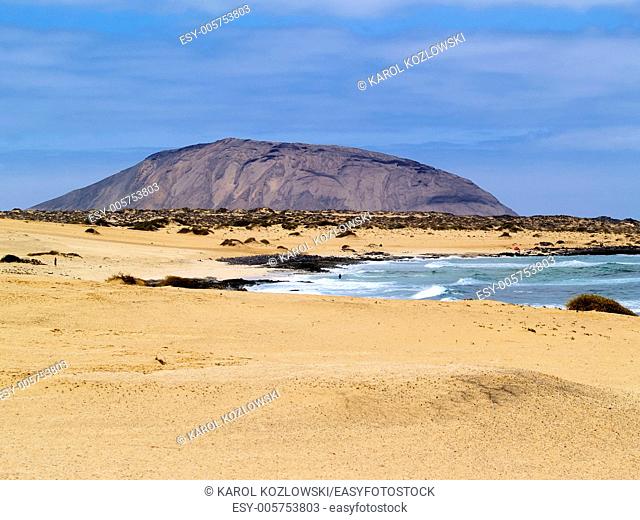 Graciosa Island - small island near Lanzarote Canary Islands, Spain