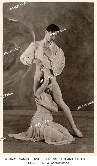 Margot Fonteyn and Robert Helpman in the Spring 1941 Sadlers Wells production of Schubert's 'The Wanderer' at The New Theatre