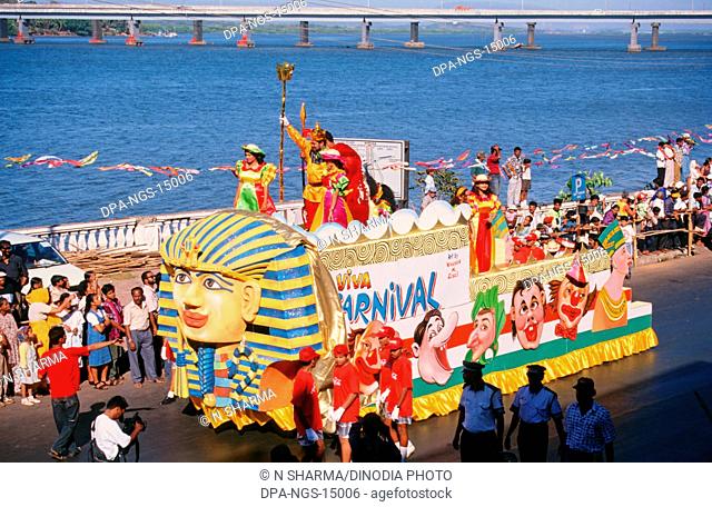 Goa Carnival Festival float , Panjim , Goa , India