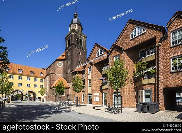 Coesfeld, Germany, Coesfeld, Berkel, Baumberge, Muensterland, Westphalia, North Rhine-Westphalia, NRW, Evangelic parish church