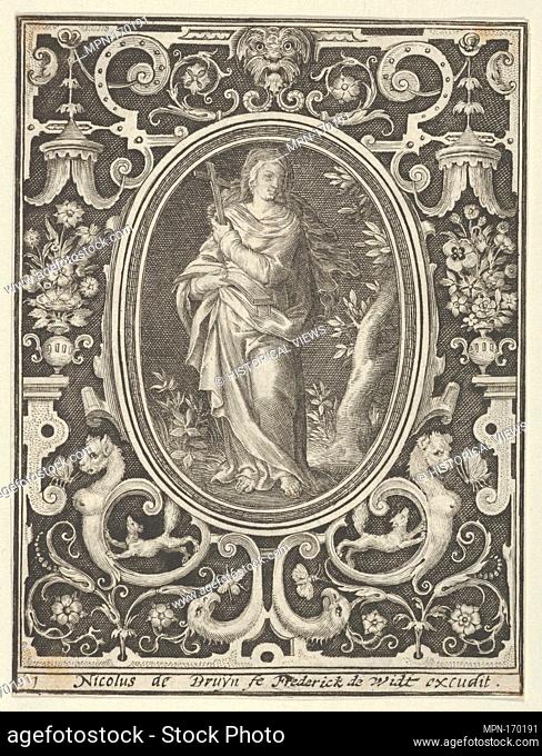 Faith, from the Cardinal Virtues. Series/Portfolio: Cardinal Virtues; Artist: Nicolaes de Bruyn (Netherlandish, Antwerp 1571-1656 Rotterdam); Publisher:...