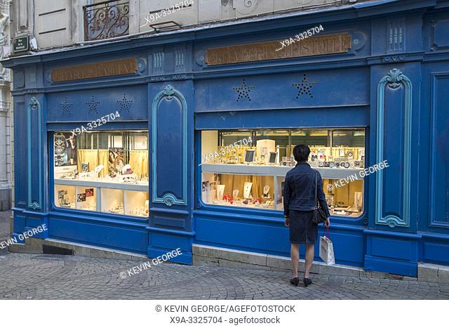 Cote Basque Philatelie Shop, Rue de la Monnaie Street, Bayonne, France