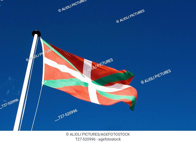 'Ikurriña' (Basque flag), Spain